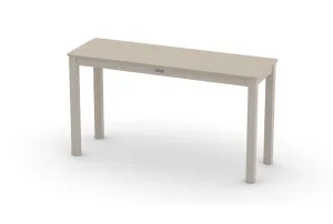 18"x54" Rectangular MGP Slat Top Parson Table By Telescope Casual