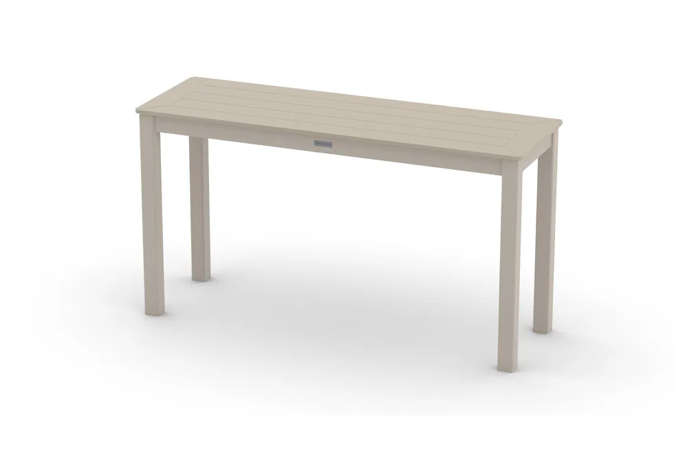 18"x54" Rectangular MGP Slat Top Parson Table By Telescope Casual