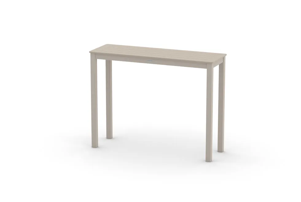 18"x54" Rectangular MGP Slat Top Parson Table By Telescope Casual