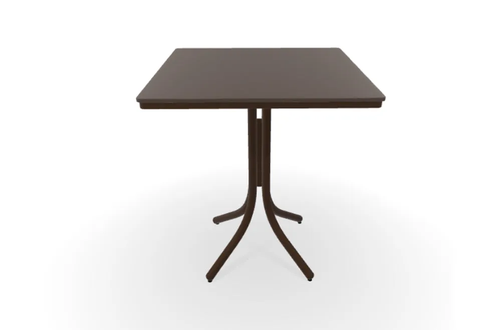 36" Square MGP Slat Top Table By Telescope