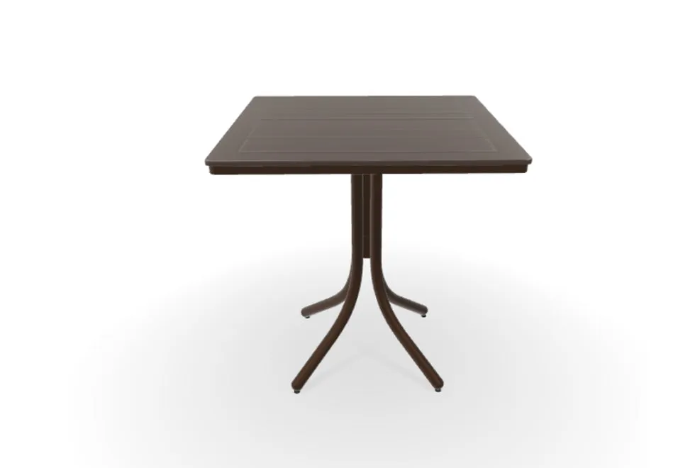 36" Square MGP Slat Top Table By Telescope