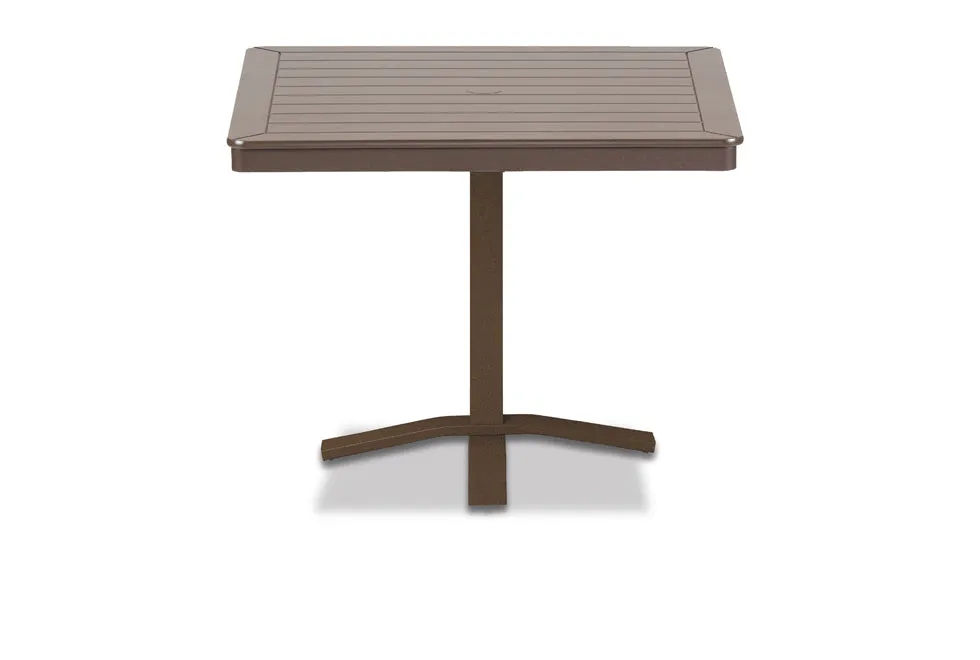 36" Square MGP Top Table With Pedestal Base By Telescope