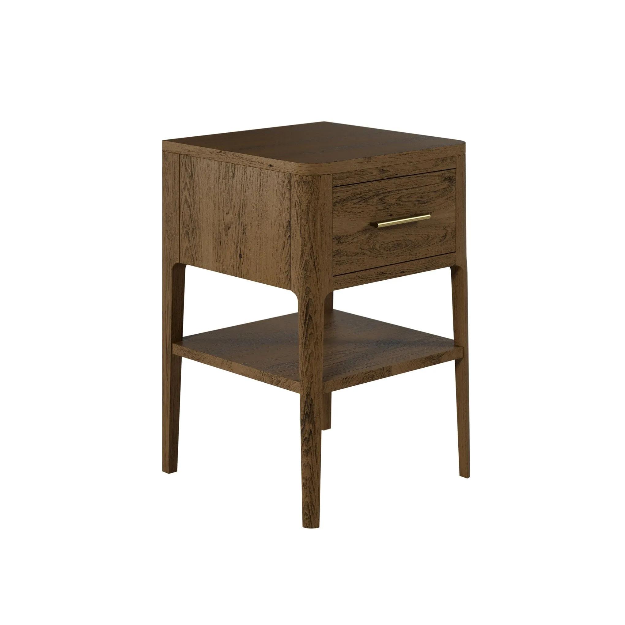 Abberley Bedside - Brown - 1 Drawer