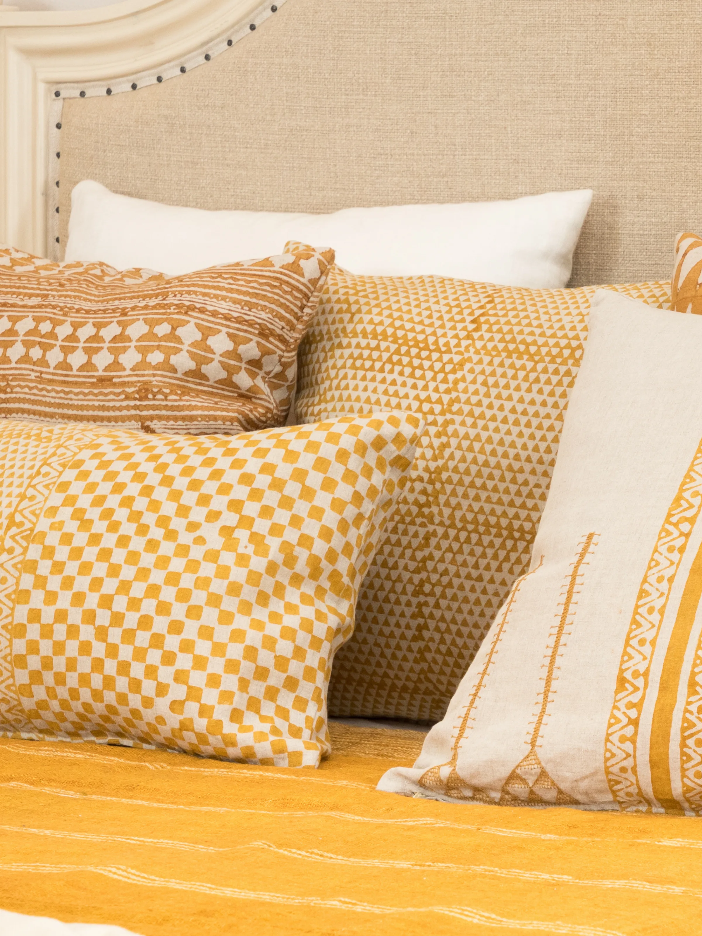 Alaya Ochre Decorative Pillow