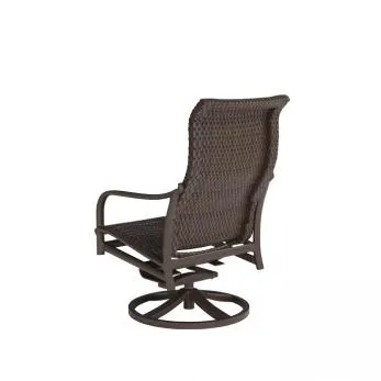 Andover Woven Bucket High Back Swivel Rocker by Tropitone