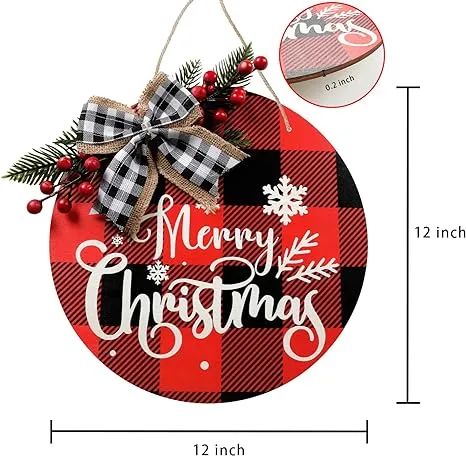 Babymoon Christmas Wooden Wreth | Decorative Ad-ons | Photography Prop | Wall Hanging