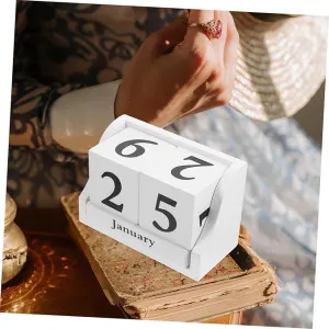 Babymoon Milestone Timeline Wooden Calendar Blocks | Add-ons | Baby Photoshoot Props|  White