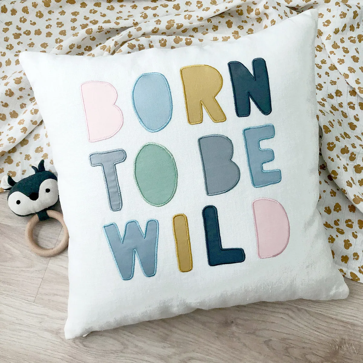 Born To Be Wild Throw Cushion