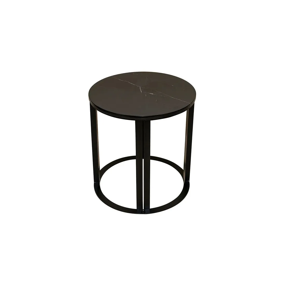 Bowie Marble Side Table - Black