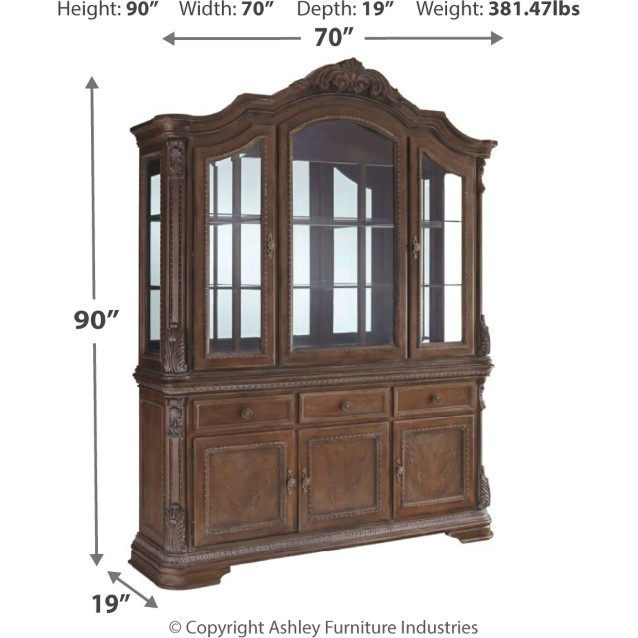Charmond Buffet & Hutch