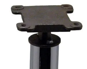 Chrome Tulip Bolt Down Table Base 28