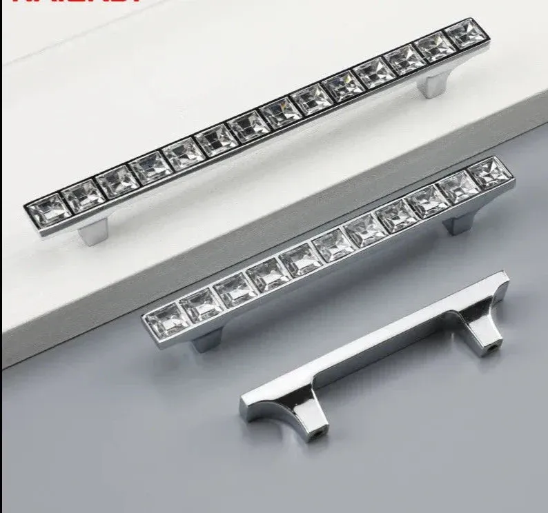Crystal Cabinet Handles for Furniture