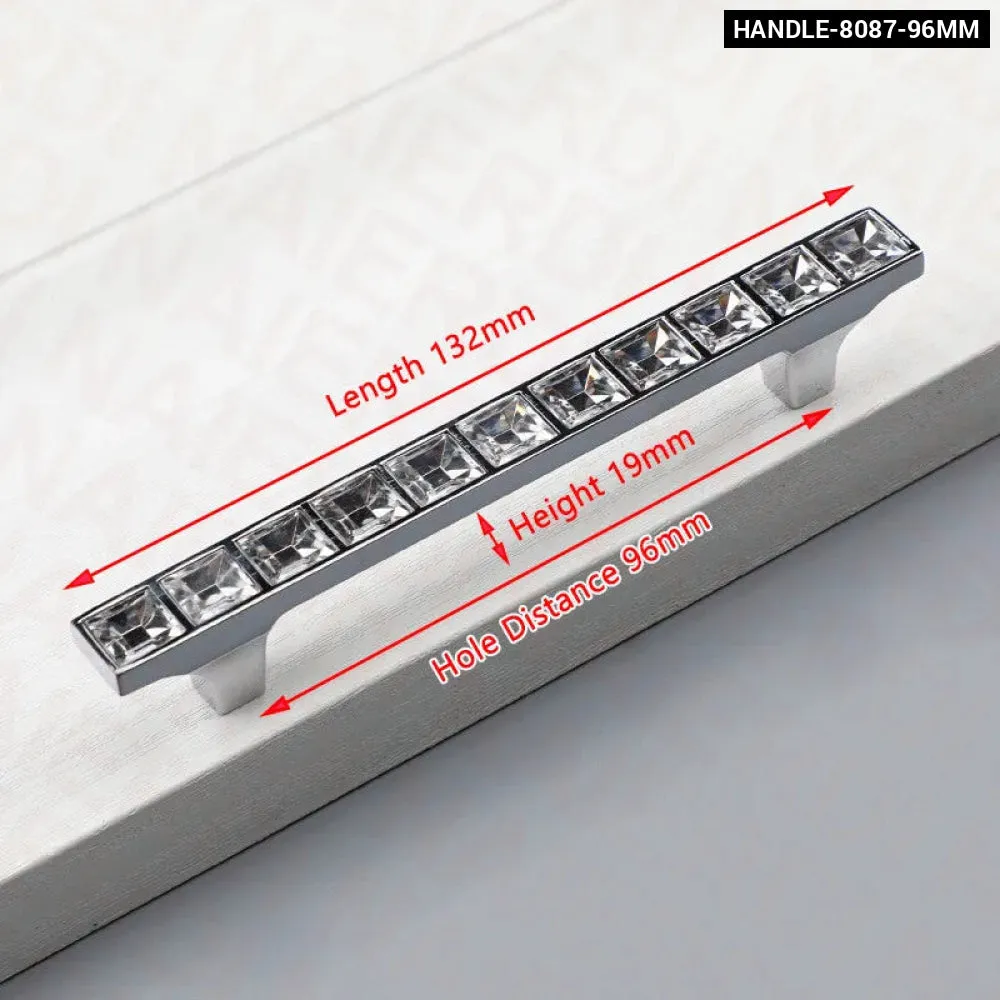 Crystal Cabinet Handles for Furniture
