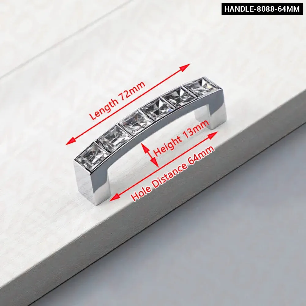 Crystal Cabinet Handles for Furniture