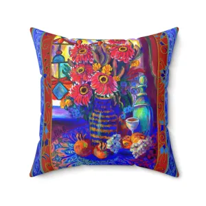 Decorative Pillow - Kitchen Zinneas