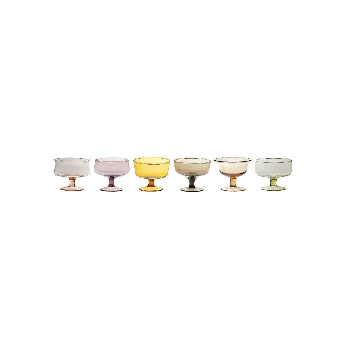 Diseguale Coupe Glass (Pink)