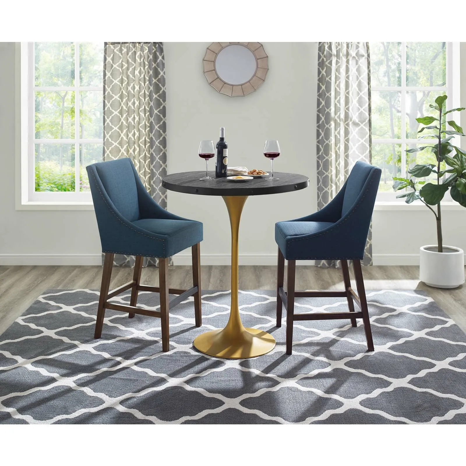 Drive Wood Bar Table