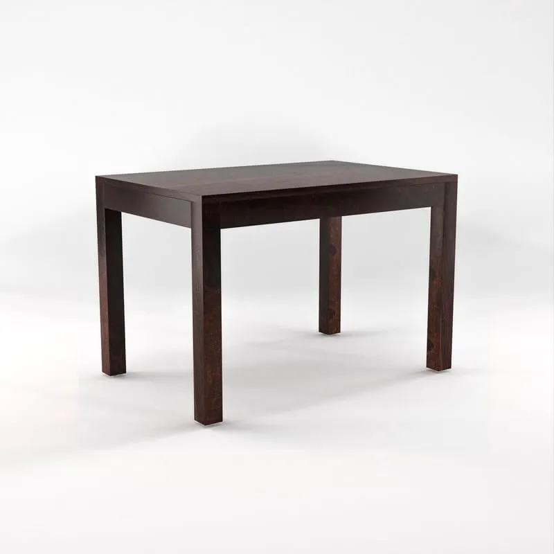 FURNESHO Solid Sheesham Wood Dining Room Sets 4 Seater Dining Table with 4 Chairs for Dining Room, Living Room, Kitchen, Hotel, Restaurant, Cafeteria (Walnut Finish)