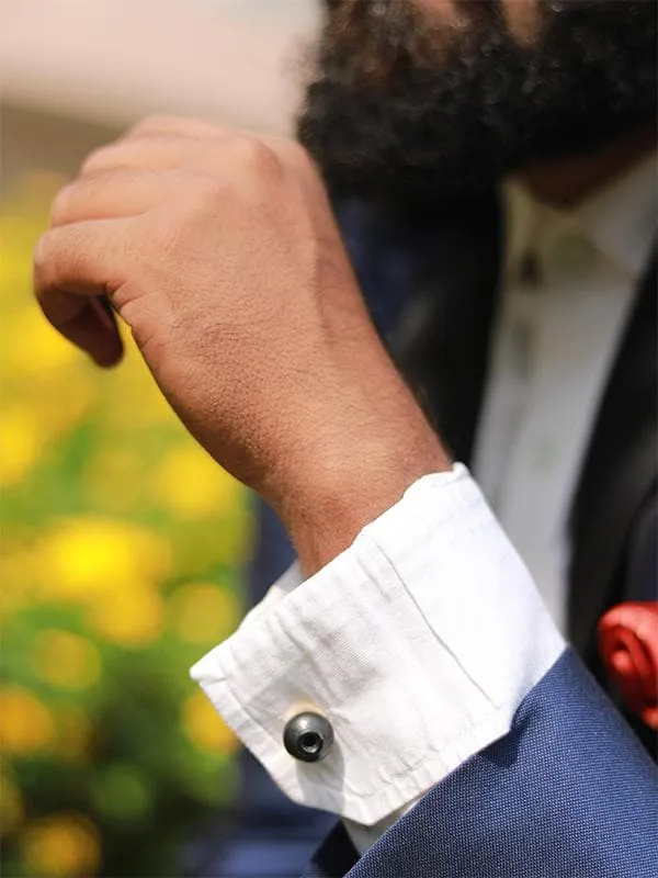 Kalash Cufflinks Black