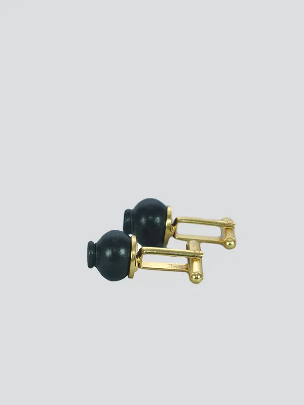 Kalash Cufflinks Black