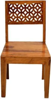 krishana art palace Sheesham Wood Dining Table 4 Seater with 4 Chairs for Living Room | Wooden Dining Table Set | Home Dining Room Sets Furniture | Honey Finish
