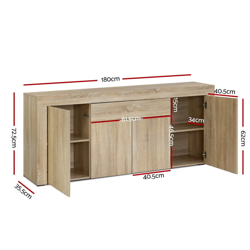Modern Oak Buffet Sideboard with Storage - Artiss