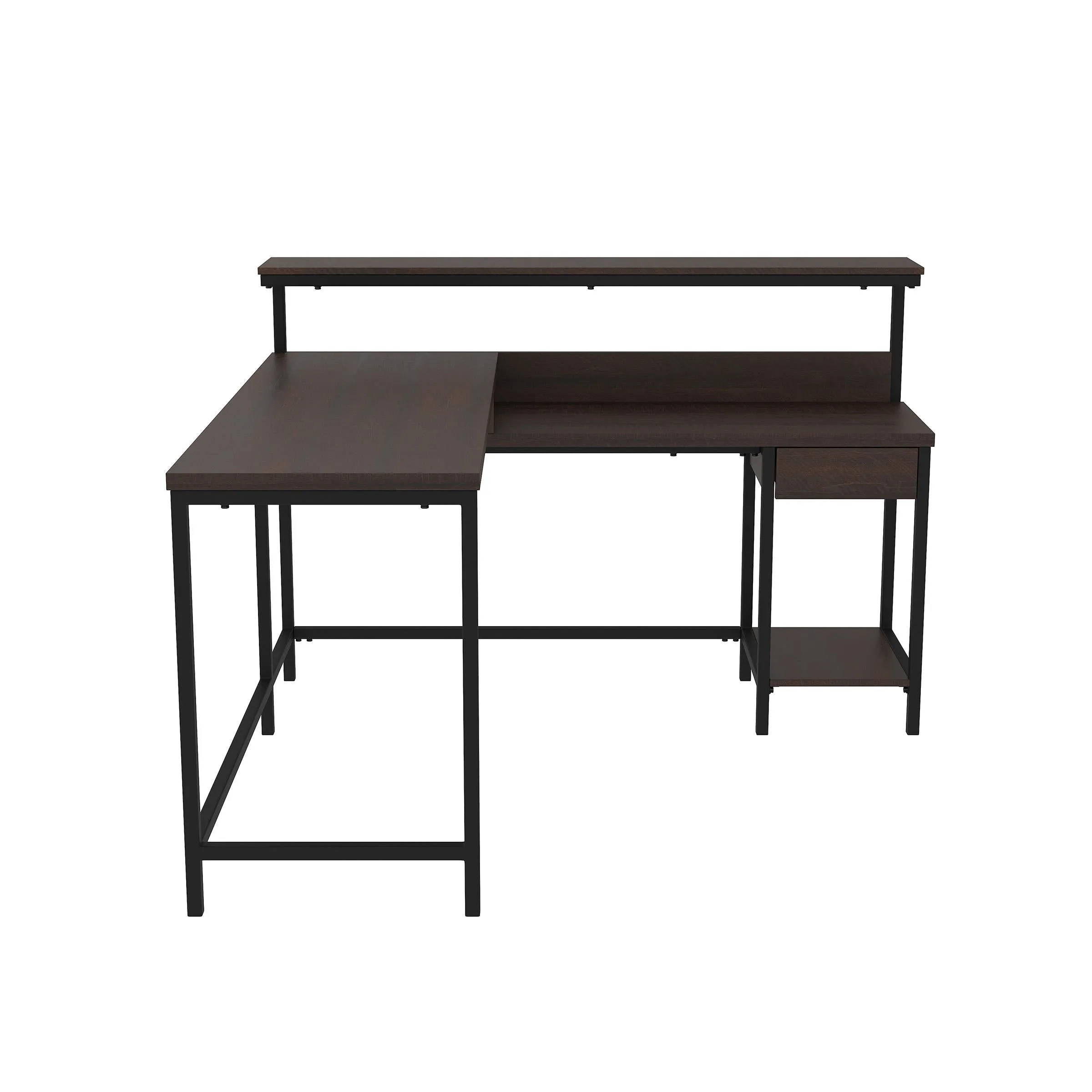 Signature Design by Ashley Camiburg H283-24 L-Desk with Storage