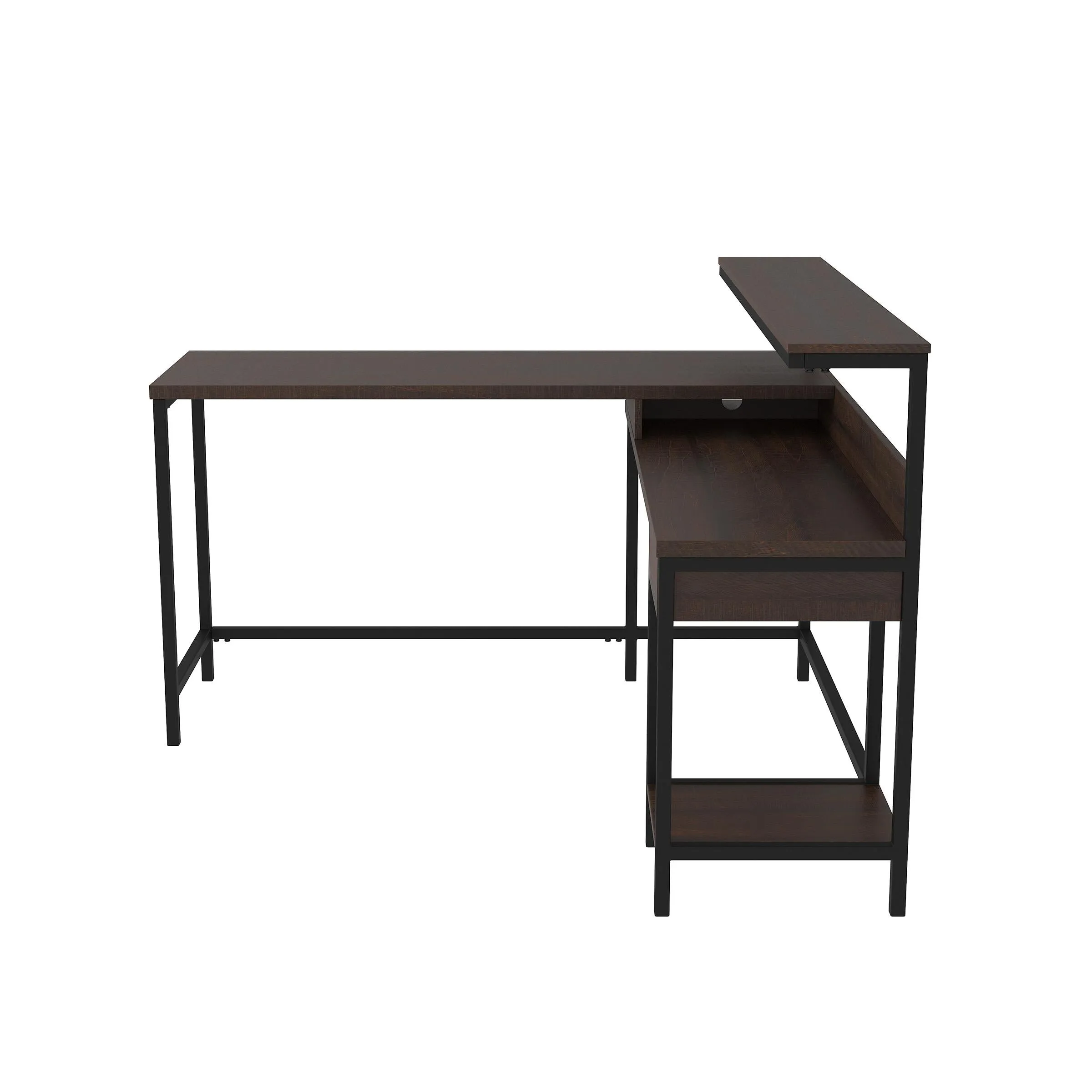 Signature Design by Ashley Camiburg H283-24 L-Desk with Storage