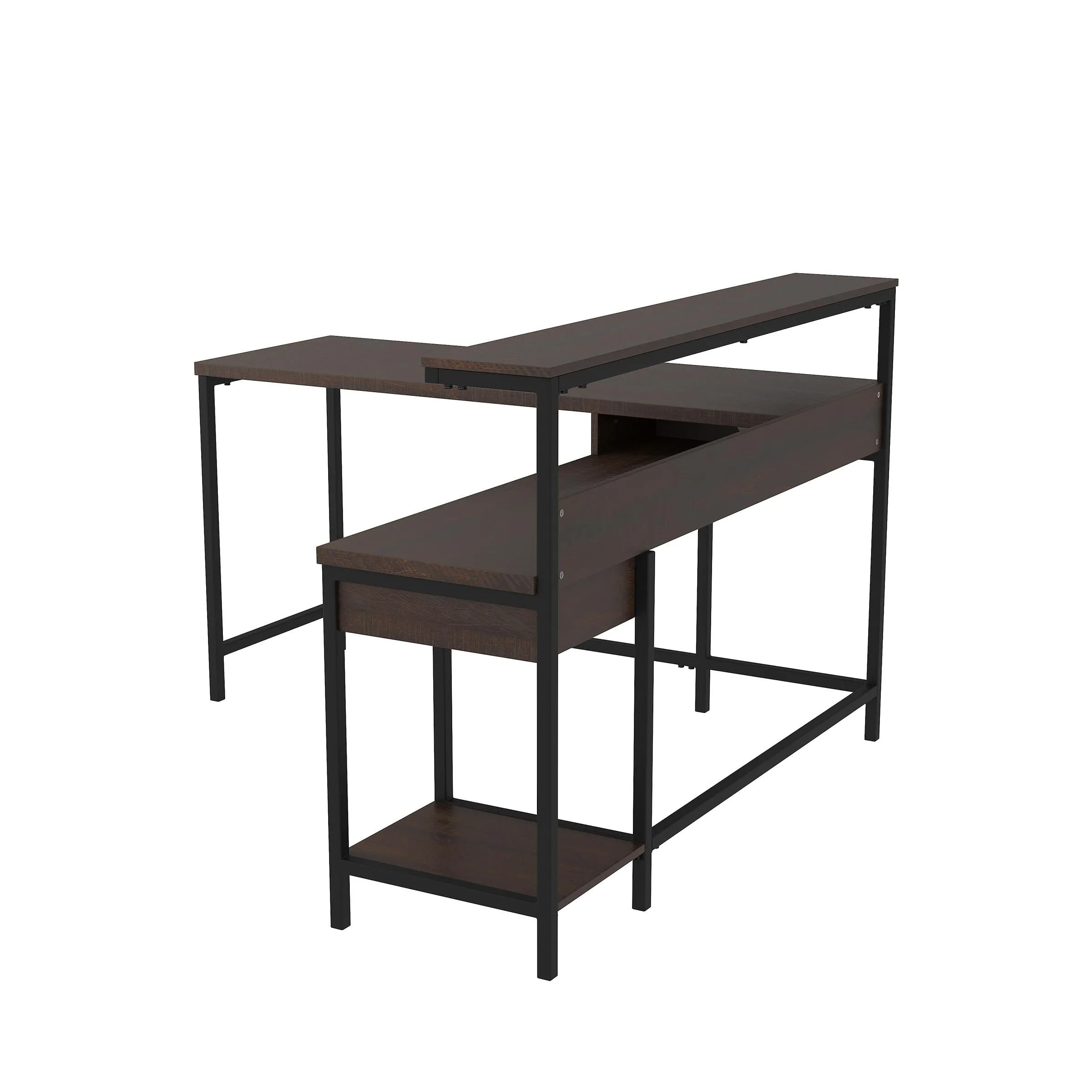 Signature Design by Ashley Camiburg H283-24 L-Desk with Storage