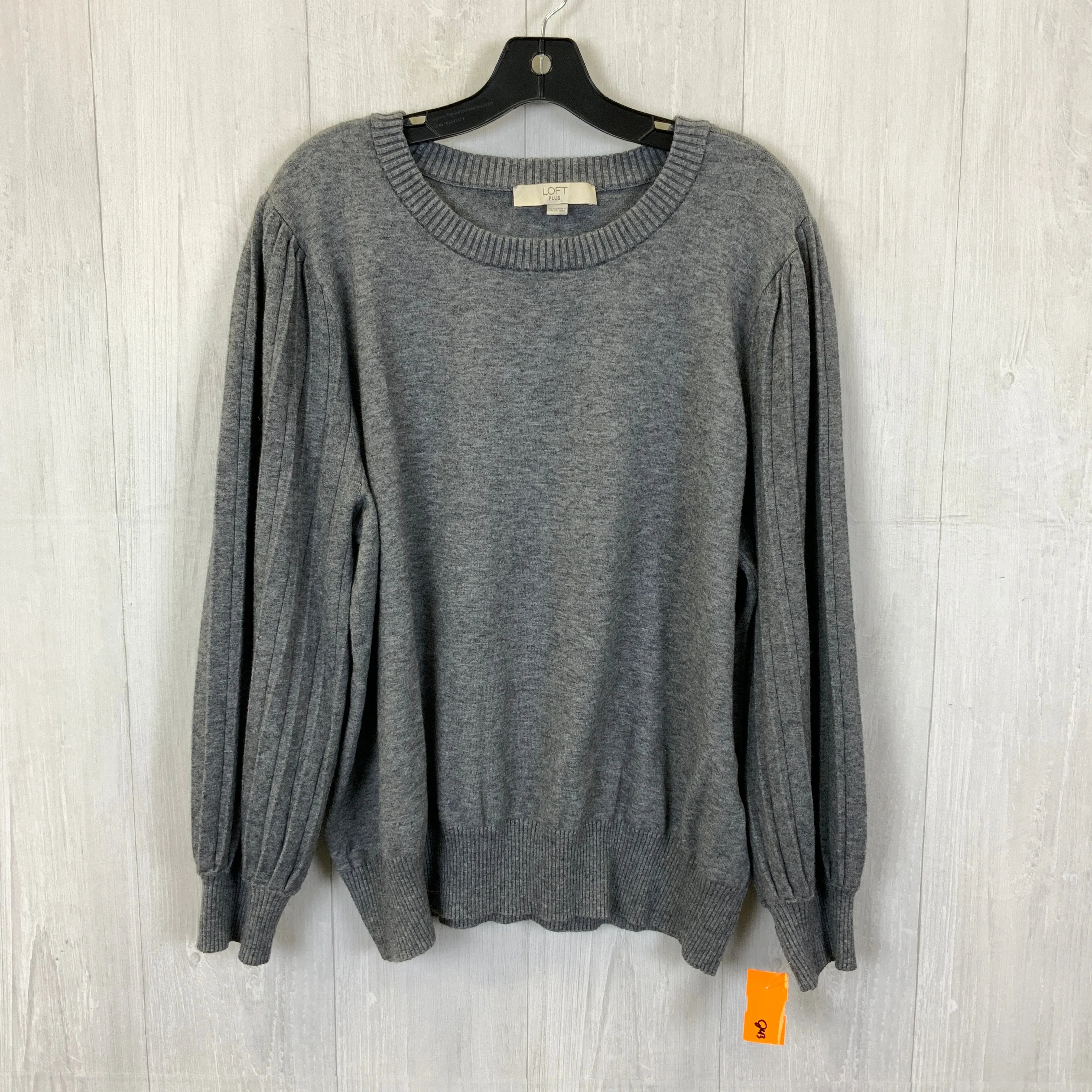 Sweater By Loft In Grey, Size: 3x