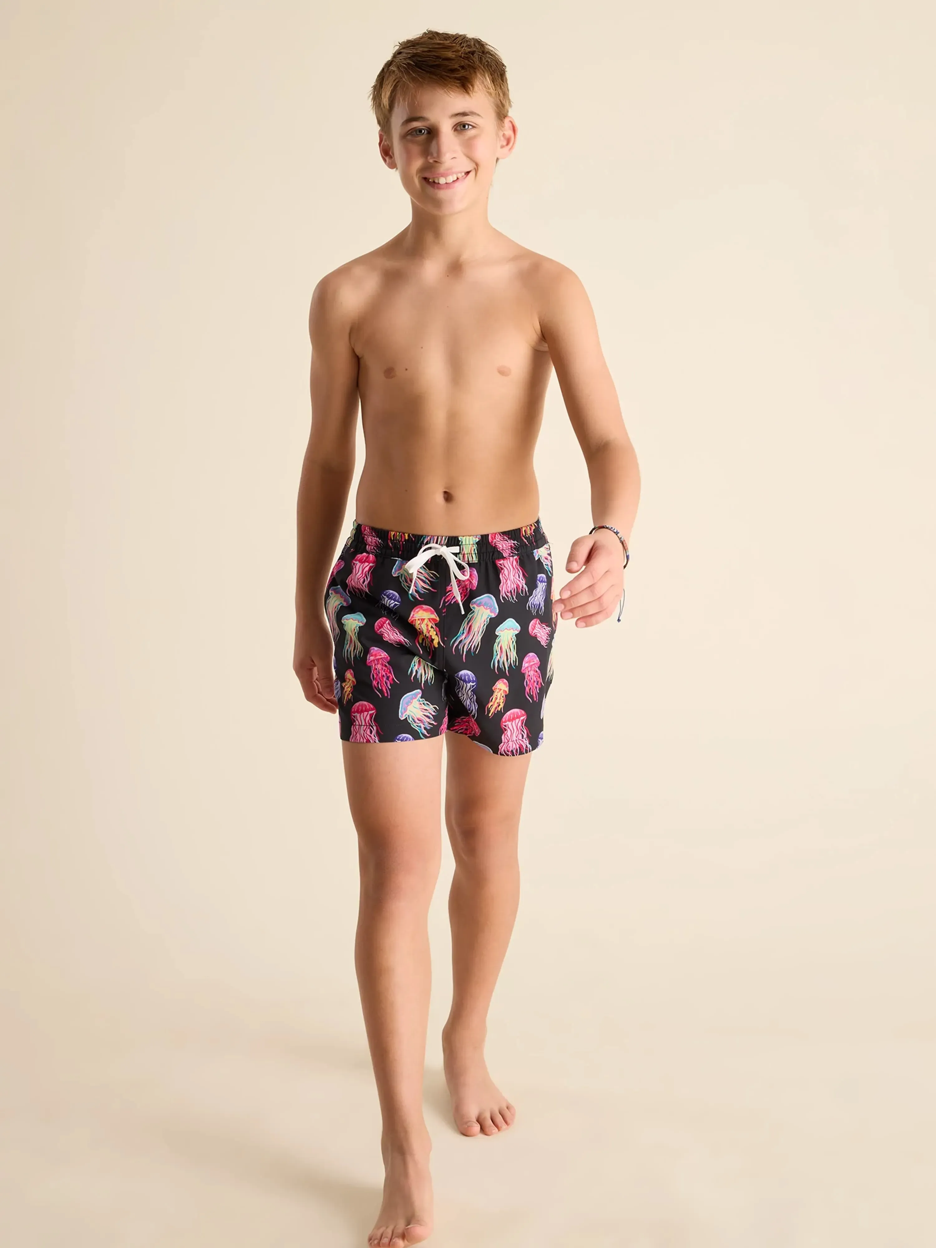 The Don't Be Jellies (Boys Lined Classic Swim Trunk- Shorter)