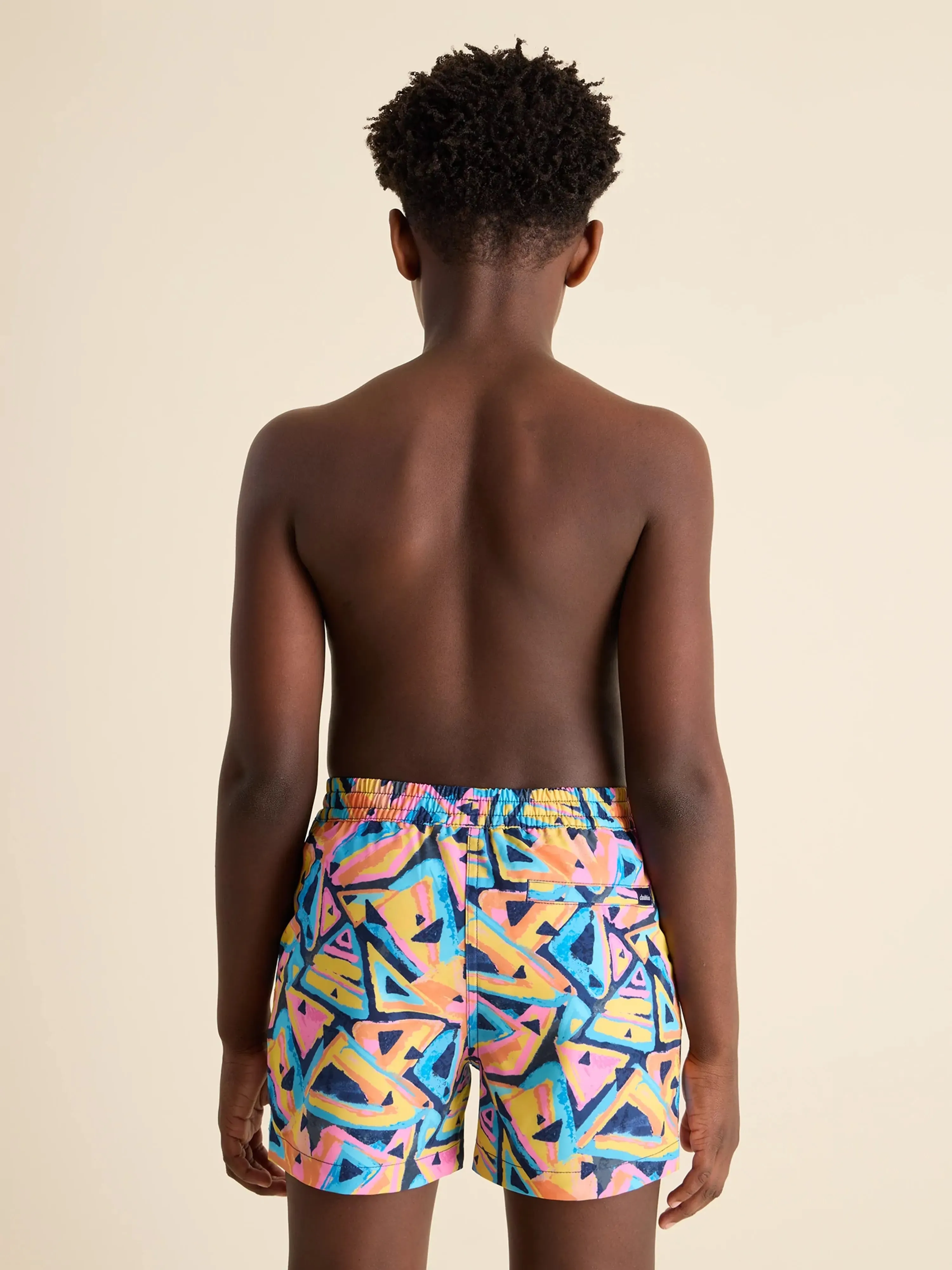 The Exploding Nachos (Boys Lined Classic Swim Trunk- Shorter)