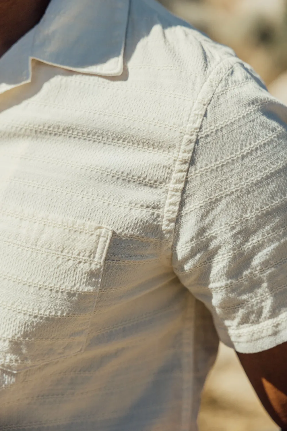 The Wrench Jacquard Stripe - Ivory