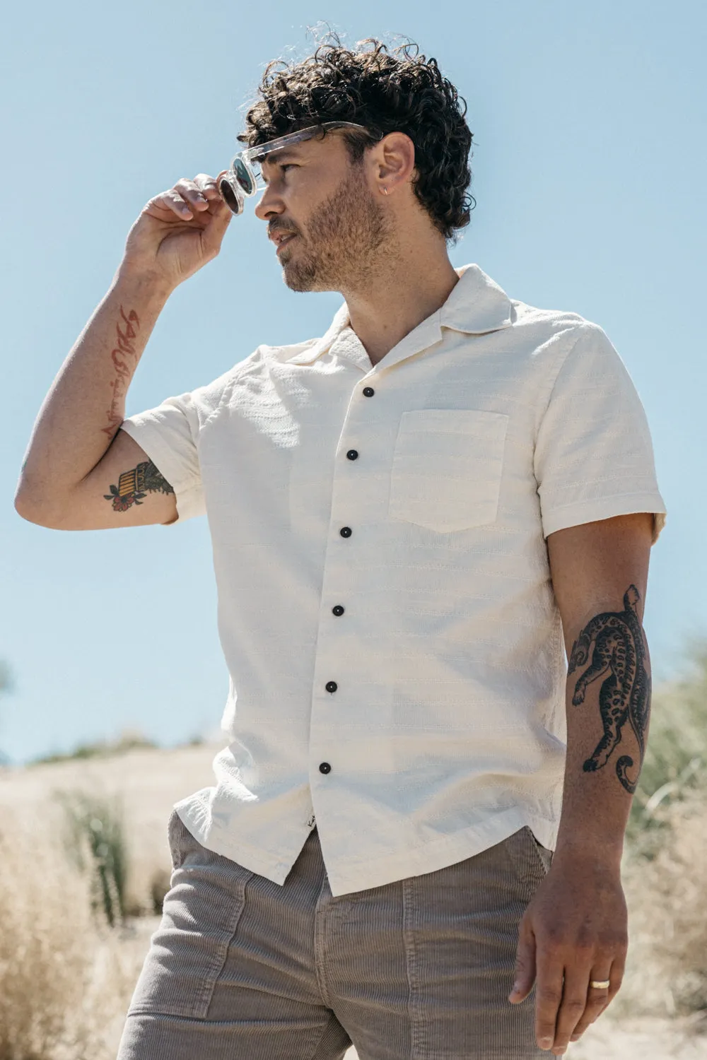 The Wrench Jacquard Stripe - Ivory