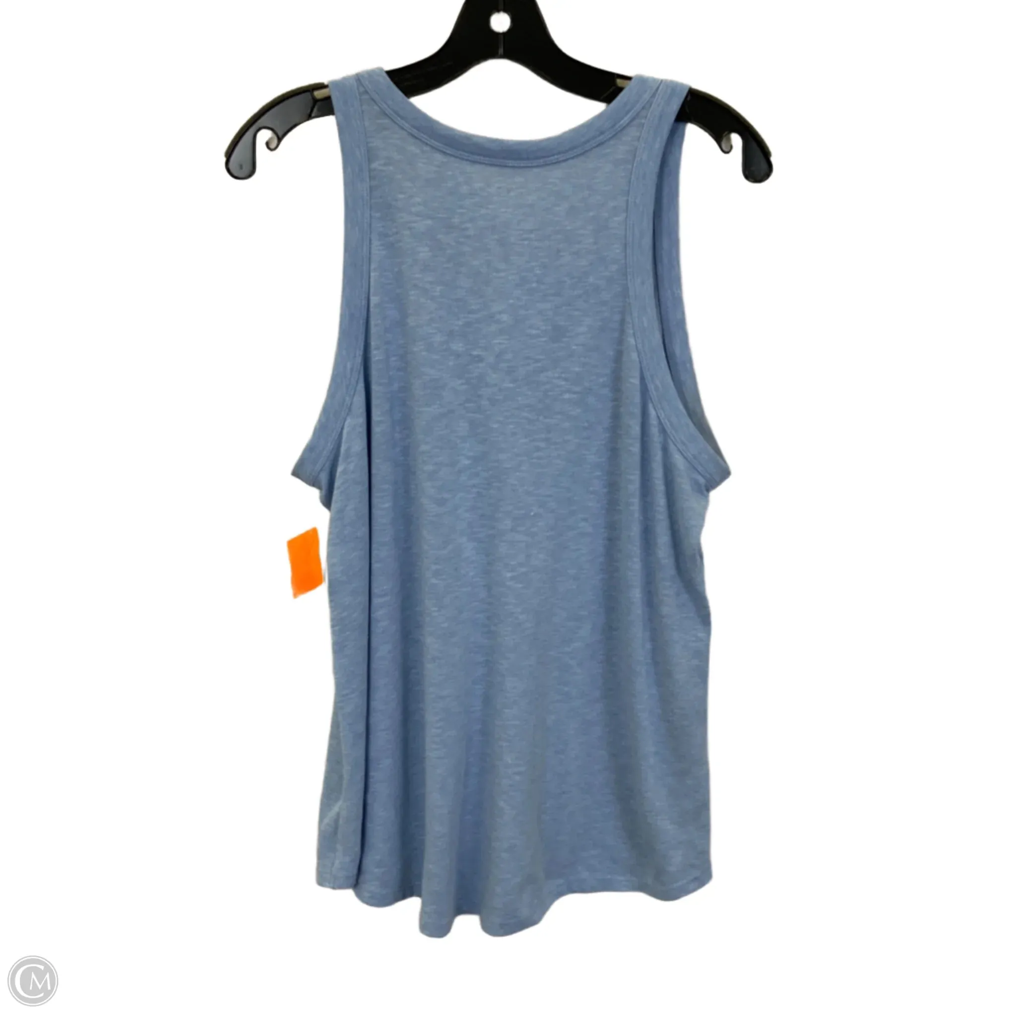 Top Sleeveless Basic By Loft In Blue, Size: L