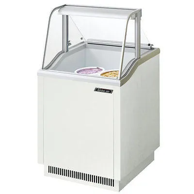 Turbo Air TTIDC-26W-N White Ice Cream Dipping Cabinets