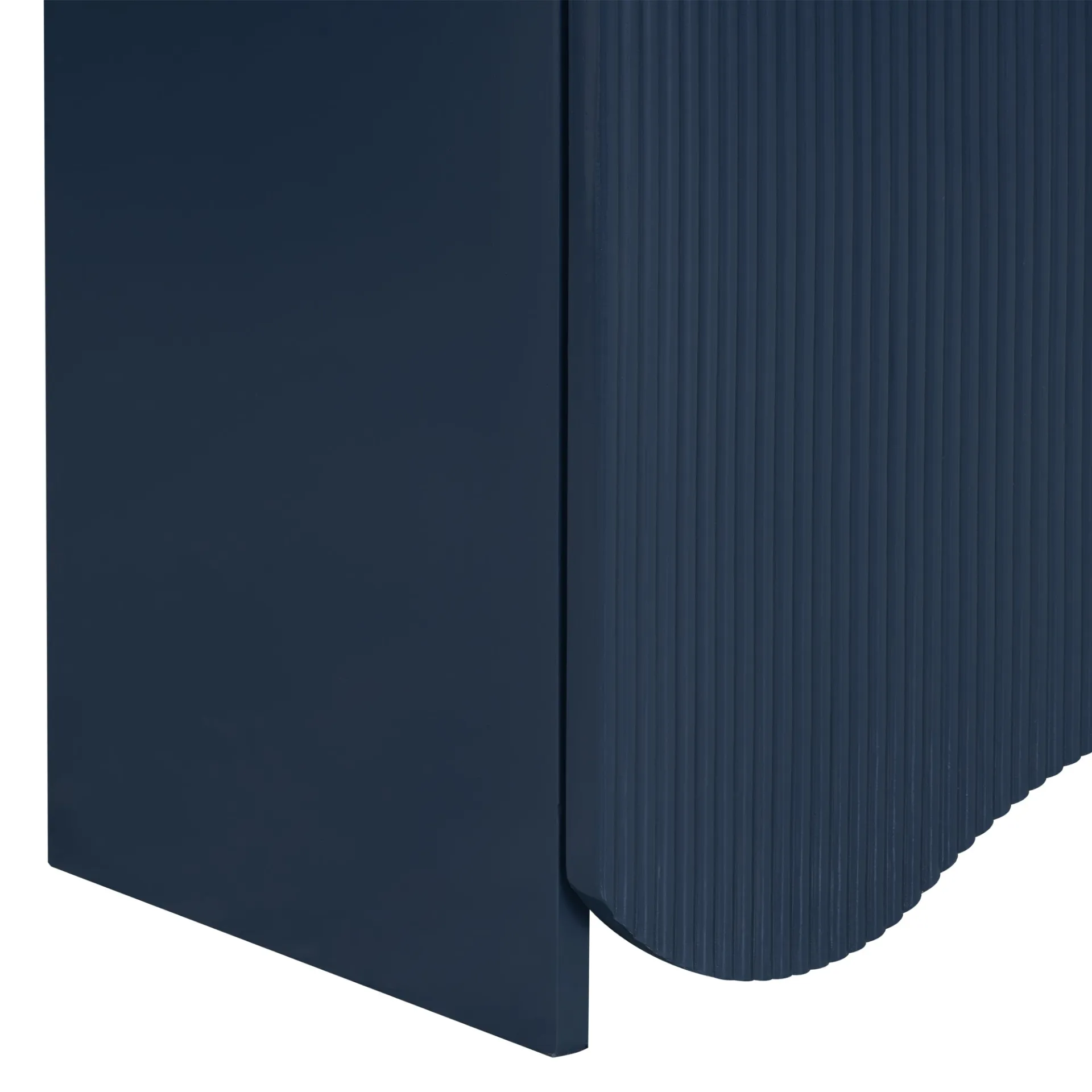 Vertical Stripes Entryway, Hallway Console and Wavy Design of a Four-Door Cabinet